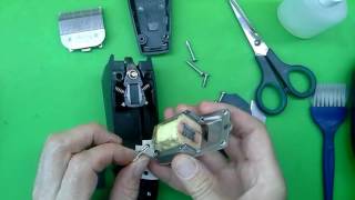 How to disassemble and clean the hair clippers hair Oster 616-91j