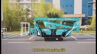 Crawler spider type aerial work platform