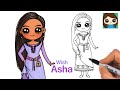 How to Draw Asha | Disney Wish