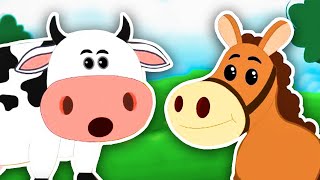 Old MacDonald Had a Farm! | Farm Animal Sounds for Kids | Kids Learning Videos
