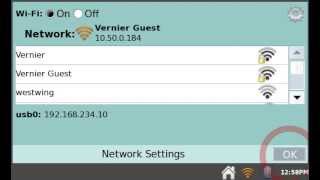 Connecting to a WiFi Network with LabQuest 2