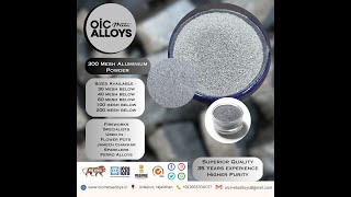 (AFP)- Aluminum Foil Powder 40 mesh By OIC Meta Alloys