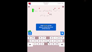 Cryptogram: The Solution For Level 130! - Step by Step Word Brain Puzzle