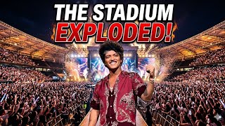 The stadium exploded! One note from Brunomars sent tens of thousands of fans into hysterics.