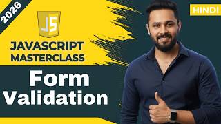 JavaScript Tutorial in Hindi #71 Form Validation Tutorial