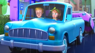 Wheels On The Tow Truck, Vehicles Songs + More Kids Rhymes