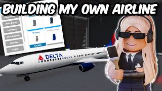 BUILDING MY OWN PLANE IN ROBLOX...