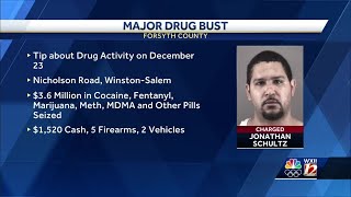 Forsyth County: Massive drug bust seizes over $3.6 million worth of narcotics, detectives say