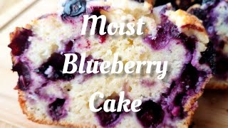 MELT IN YOUR MOUTH BLUEBERRY POUND CAKE  | EASIEST RECIPE