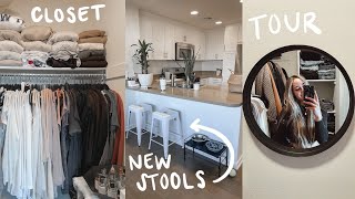 VLOG 05: closet tour ikea organization, perfume collection, new bar stools + amazon home decor