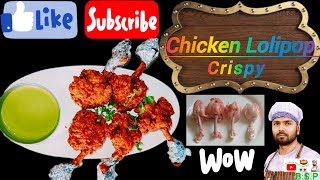 Chicken Lolipop Crispy | 4K Full Video | Easy recipe making