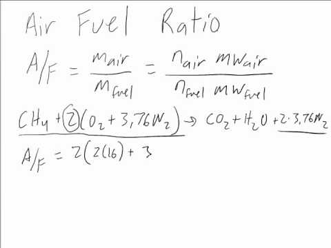 How do you calculate air/fuel ratio?