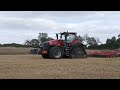 raw sound case ih 400 magnum cultivating with a horsch terrano mt 4 metre