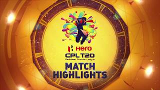 CPL T20 2017 | MATCH HIGHLIGHTS | TRINBAGO KNIGHT RIDERS vs GUYANA AMAZON WARRIORS
