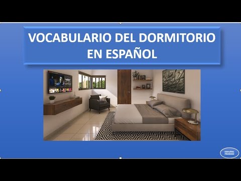 Vocabulary Of The Room In Spanish Vocabulario Del Dormitorio En