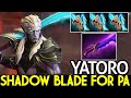 YATORO [Phantom Assassin] Real Ninja Style with Shadow Blade Build Dota 2