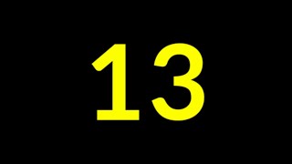 13 Seconds Countdown Timer With Sound Effect