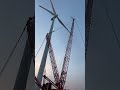 Sany crane 750 ton wind turbine #automobile #turbine #greenenergy