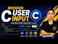 📘 C User Input Tutorial in C Programming Language | scanf() anf printf() Function Explained