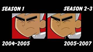 Danny Phantom Intro Comparison (Seasons 1-3/2004-2007)