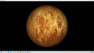 VTK Python Example - Venus Surface