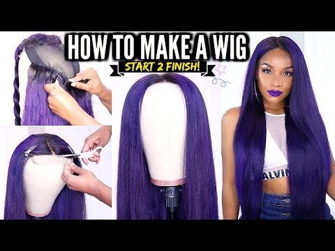 How to Make a Wig START TO FINISH! | DIY Lace Closure Wig How to Make a Wig START TO FINISH! | DIY Lace Closure Wig