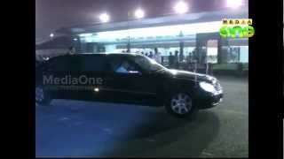 Egypt President Muhammed Mursi arrives india