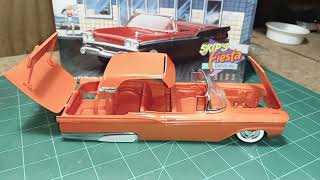 on the bench ..the Revell 59 Ford Galaxie retractable hard top...