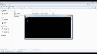 Simple User Input Using Batch