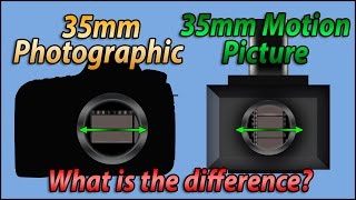 35mm Motion Picture vs 35mm Still Photography - What are differences?