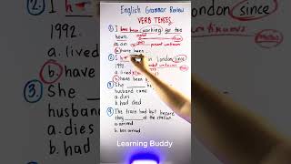 English Grammar Review: Verb Tenses \u0026 Aspects