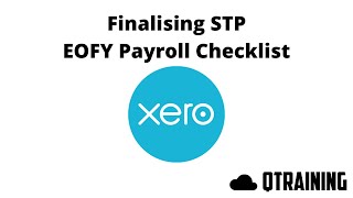 Finalise STP in Xero | EOFY Payroll Checklist