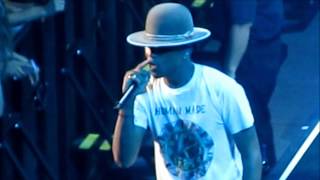 Pharrell Williams HD Daft Punk's GET LUCKY HD Live Concert HD