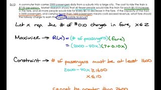 Lesson 9.4b - Optimizing Business