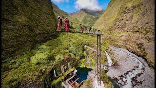 GLI - Montage de grue Rivière de l'Est - La Réunion