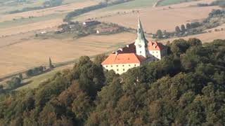 Letecké video / NEPOMUK - Zámek Zelená hora, MILEČ a ZÁHOŘÍ  13.9.2016