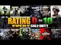 Rating EVERY Call of Duty From 0-10 (Campaign and Multiplayer)