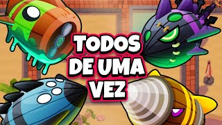 O MESTRE vs 4 BOSS DE UMA VEZ - BTD6