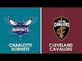 Charlotte Hornets vs Cleveland Cavaliers NBA Live Scoreboard