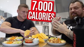 Eating & Training like Eddie Hall | 7,000 Calorie Boxing Diet