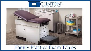 Family Practice Exam Tables | Clinton Industries Inc.