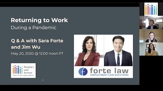 Returning to Work During the Pandemic (Recorded Webinar)