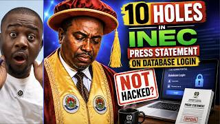 I found 10 Shocking Errors In INEC Press Statement on Secret Database Login | See What I found