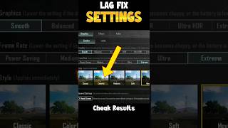Defaulter tricks - 61 Lag Fix Graphics Settings 😱 #pubgmobile #bgmi