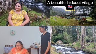 ♿ தமிழில்~🇨🇷அமெரிக்கா வில் என் பிறந்தநாள் vlog 2025/A beautiful hideout village and river/restaurant