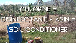 PAANO GAMITIN ANG ASIN AT CHLORINE : SOIL CONDITIONER AT DISINFECTANTS : PREVENTION IS THE BEST