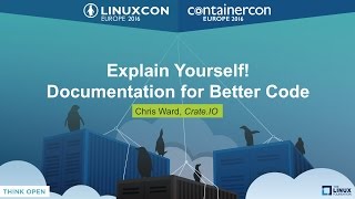 Explain Yourself! Documentation for Better Code by Chris Ward, Crate.IO