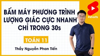 Bấm Máy phương trình lượng giác - Toán 11 #shorts