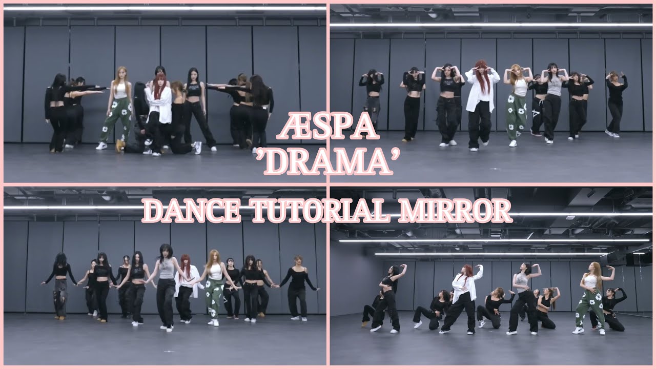 Aespa Drama Dance Tutorial Mirror Youtube
