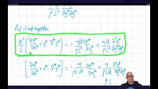 Dimensionless Navier-Stokes, Reynolds number